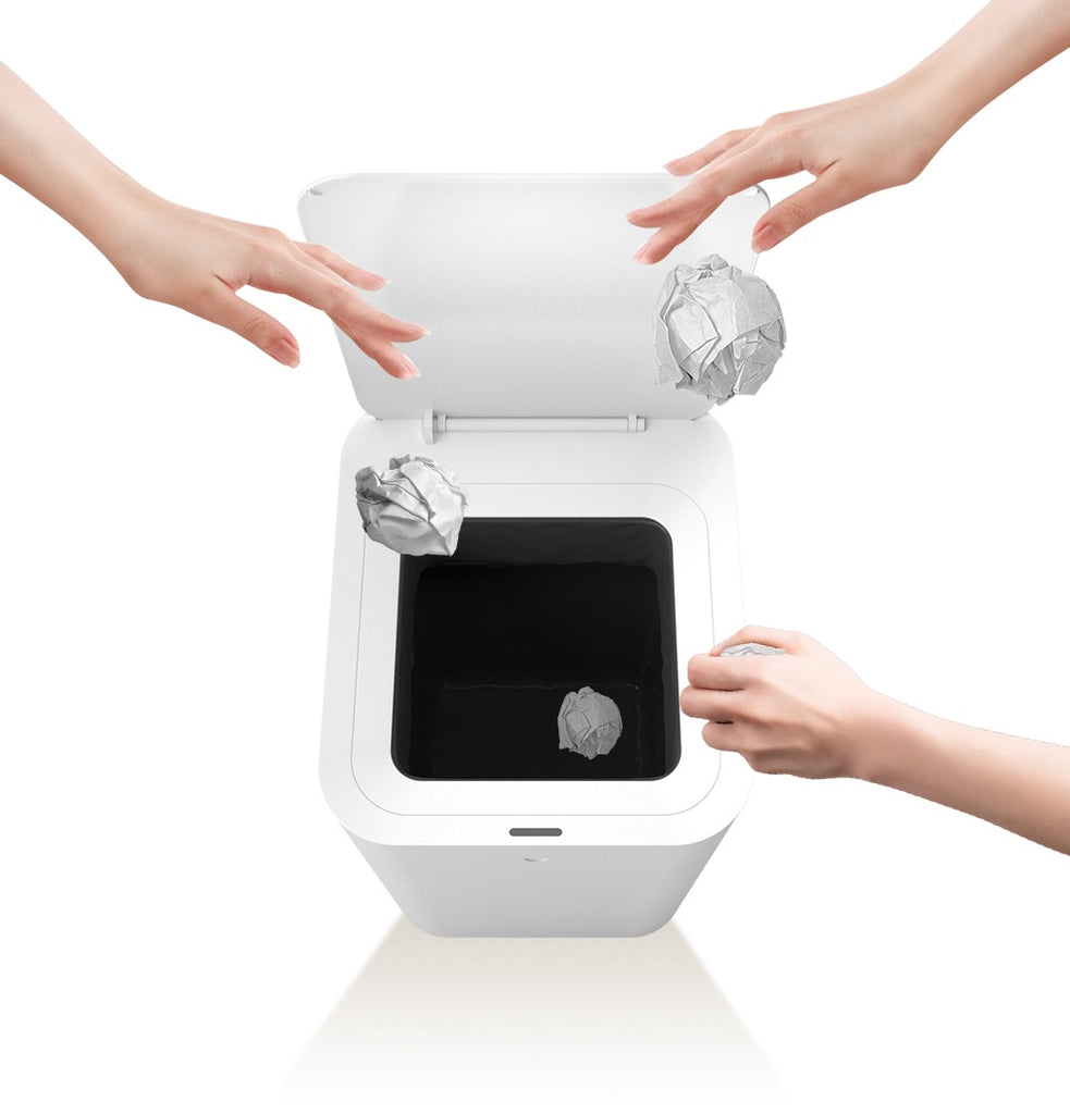 T1 motion sensor demonstration with open lid in modern space